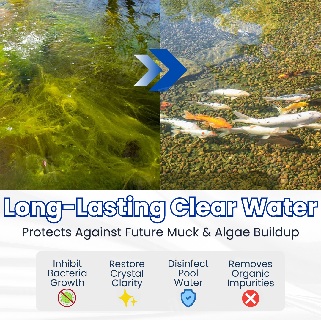 🧬 Clears Green Water in 24h | 100% Fish Safe (Bio-Formula) AEXZR® Aqua-Guardian Pro
