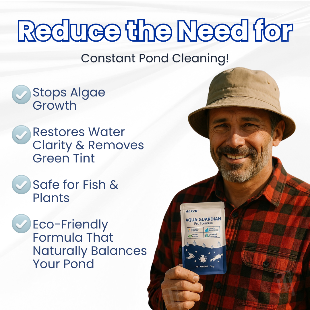 🧬 Clears Green Water in 24h | 100% Fish Safe (Bio-Formula) AEXZR® Aqua-Guardian Pro